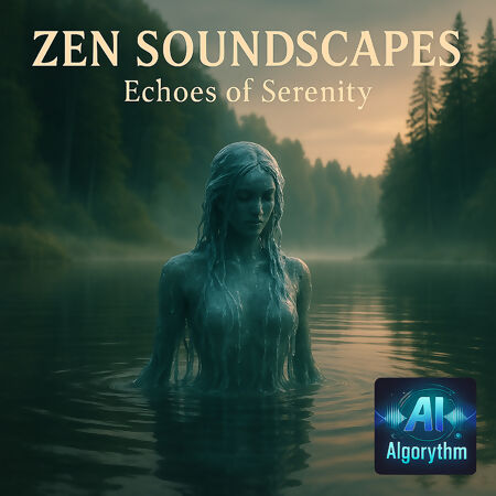 Cover of Zen Soundscapes: Echoes of Serenity